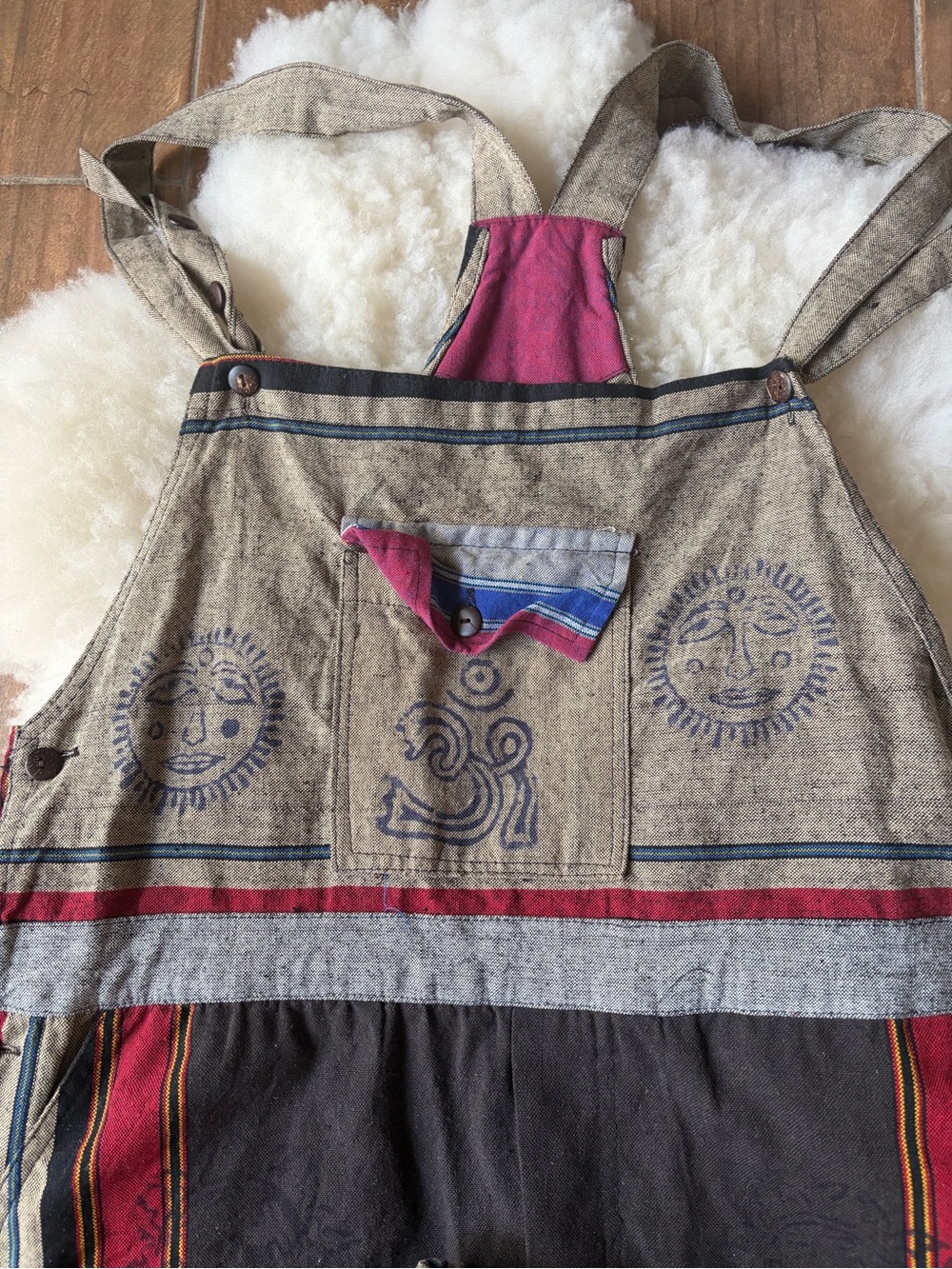 Handwoven Boho women’s Jumpsuit - Picture 3 of 7